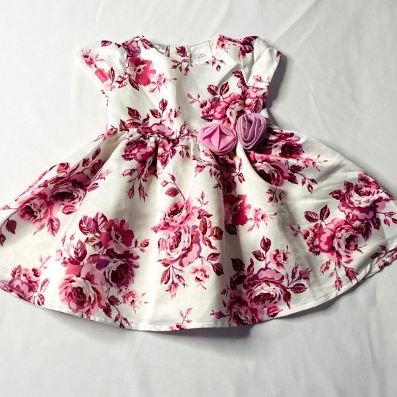 Koala Baby Dress Floral Special Occasion/Sunday Dress Dressy Fancy Size 12Months - Picture 8 of 12